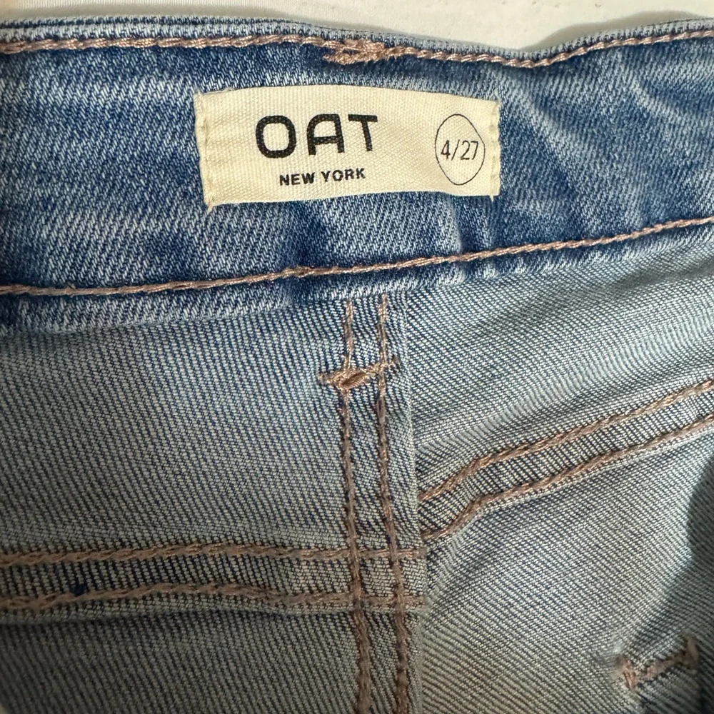OAT New York Blue Denim Cuffed Jeans - Picture 4 of 5